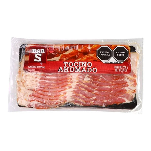 Tocino de cerdo ahumado "Bar-S" (250gr)