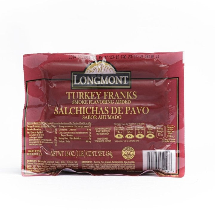 Salchicha de Pavo "Longmont" (1 lb)